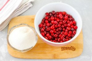 Клюква протертая с сахаром Клюква протертая с сахаром