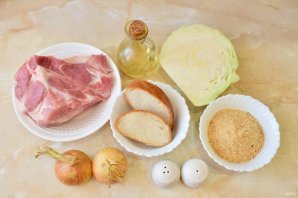 Котлеты из свинины с капустой
