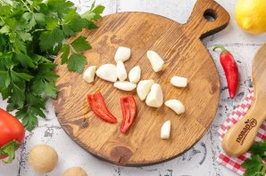 Приправа из листьев хрена на зиму