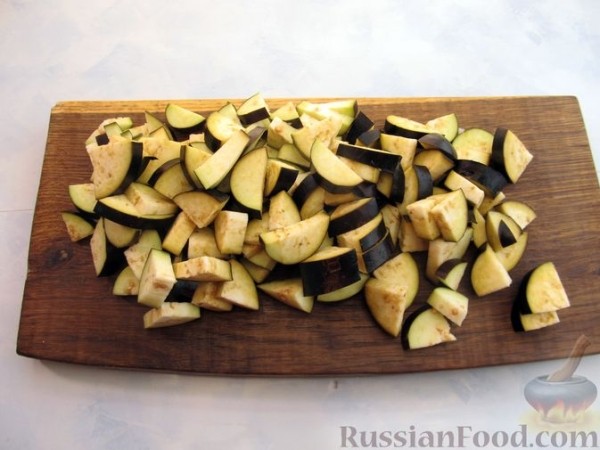 Овощное рагу с курицей и баклажанами (в духовке)