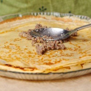 Блинчики с мясом