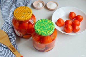 Консервированные помидоры со свеклой