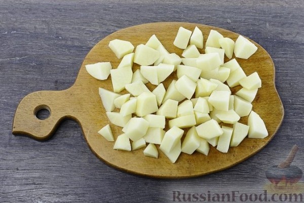 Курица, тушенная с картошкой и тыквой