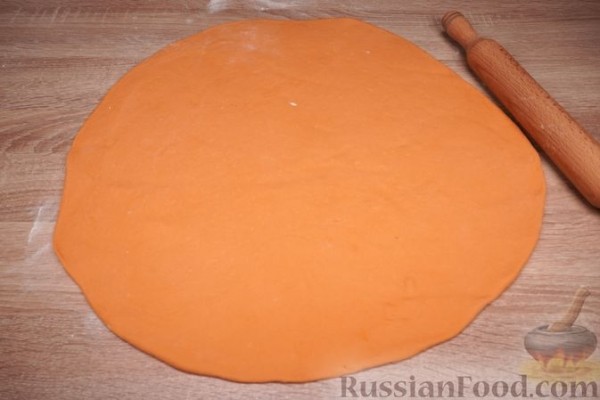 Томатная самса с фаршем и овощами (в духовке)
