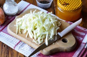 Капуста квашеная с медом