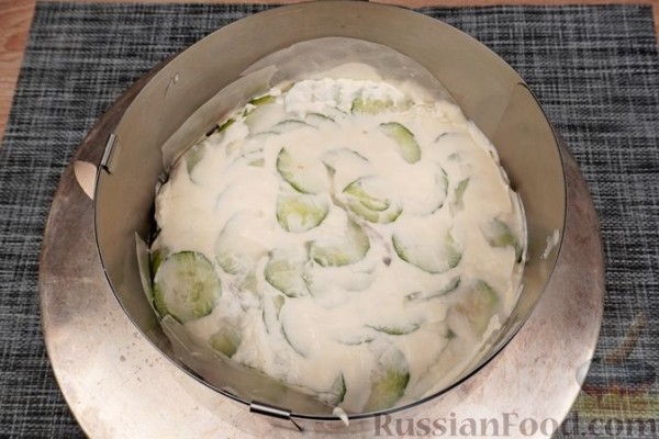 Японский закусочный суши-торт