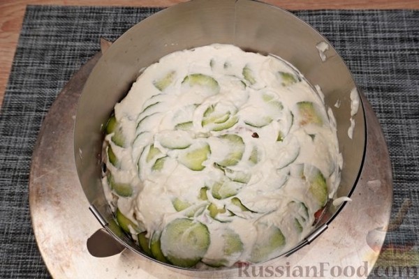 Японский закусочный суши-торт