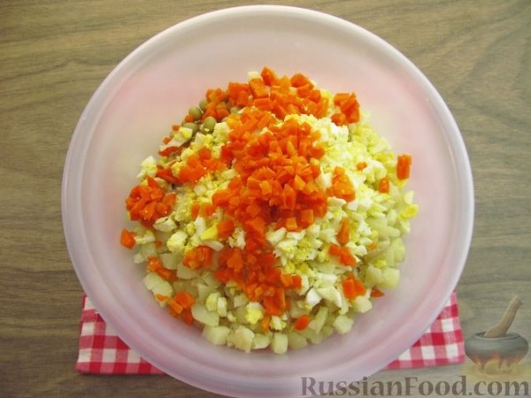 Салат оливье на год Змеи