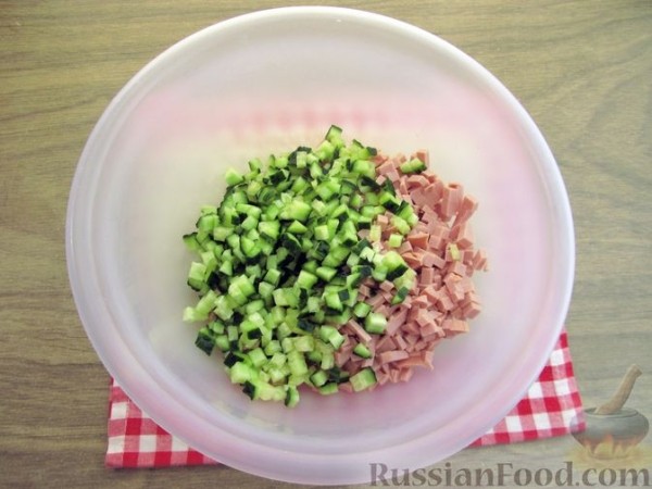 Салат оливье на год Змеи