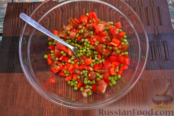 Кармашки из куриного филе с овощами и сыром (в духовке)