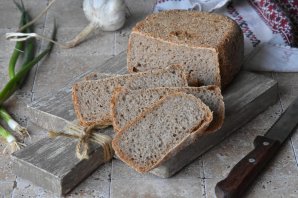 Цельнозерновой хлеб на закваске в хлебопечке