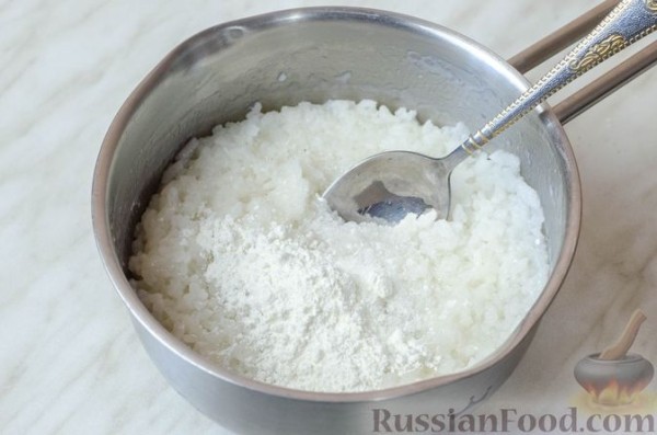 Зразы из риса с грибами