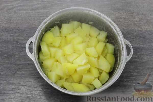 Картофельный суп-пюре с сыром