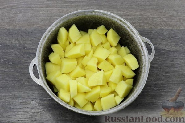 Картофельный суп-пюре с сыром