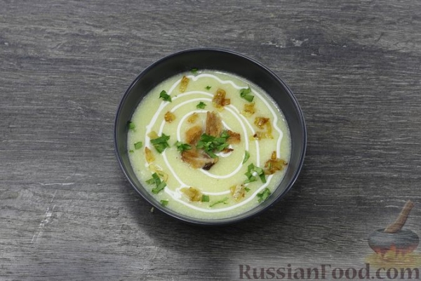 Картофельный суп-пюре с сыром