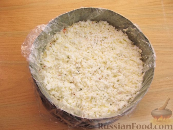 Салат-торт "Оливье"