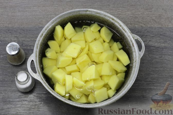 Картофельный суп-пюре с сыром