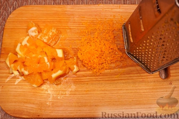 Куриные окорочка, запечённые с апельсином и черносливом