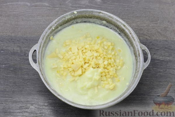 Картофельный суп-пюре с сыром