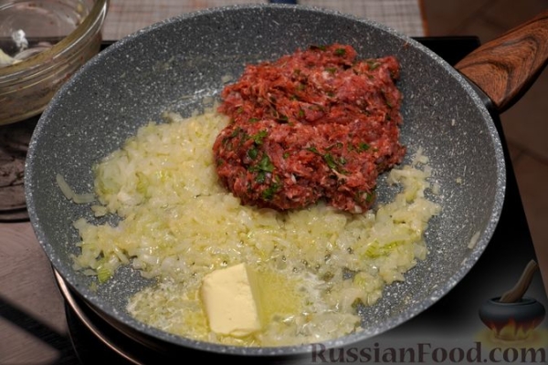 Сливочный суп с фаршем