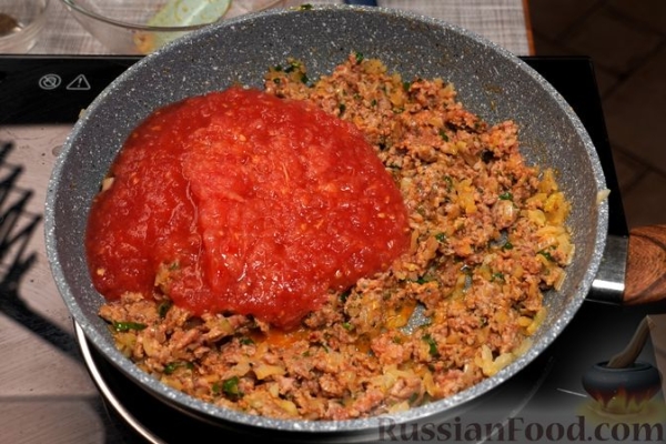 Сливочный суп с фаршем