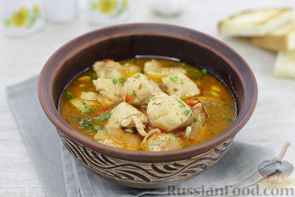 Суп с индейкой