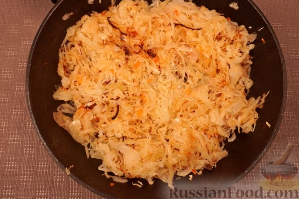 Ленивые пирожки с квашеной капустой, на кефире Ленивые пирожки с квашеной капустой, на кефире