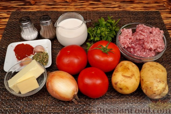 Сливочный суп с фаршем