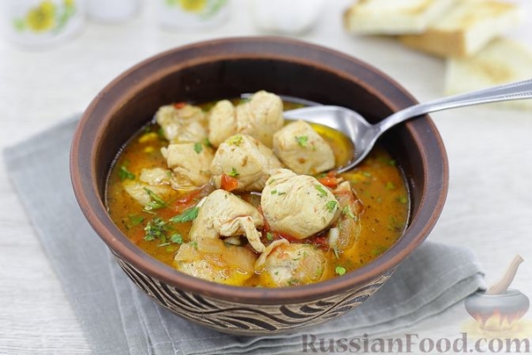Суп с индейкой