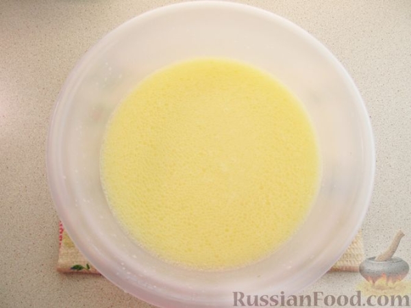Лазанья из блинов, с мясом и сыром