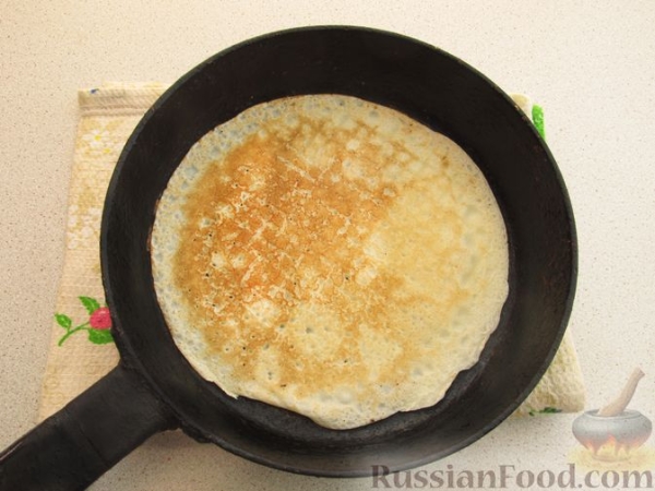 Блинчики с яблоками и корицей