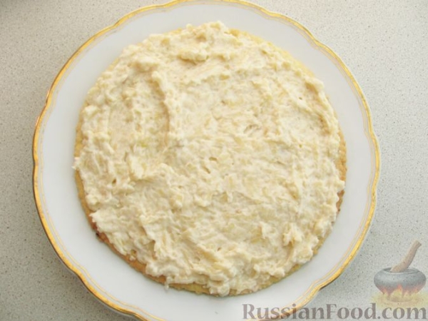 Торт с яблочным кремом