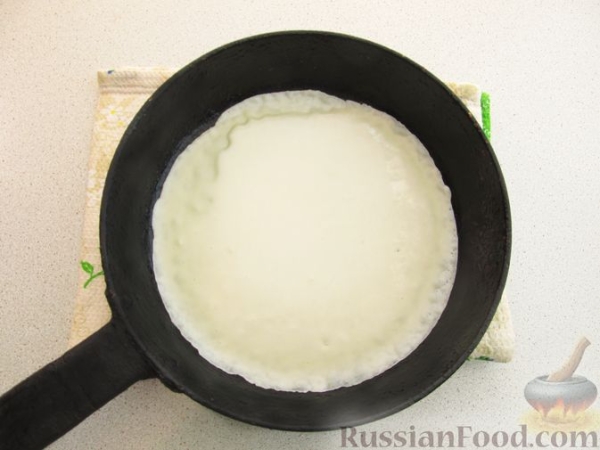 Блинчики с яблоками и корицей