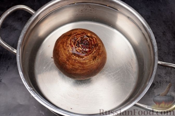 Винегрет с виноградом и орехами