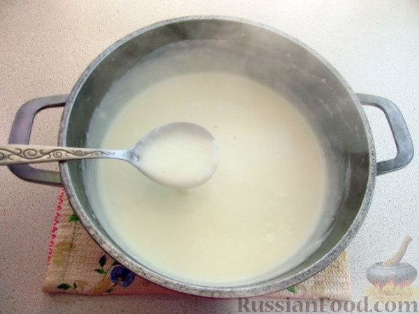 Лазанья из блинов, с мясом и сыром