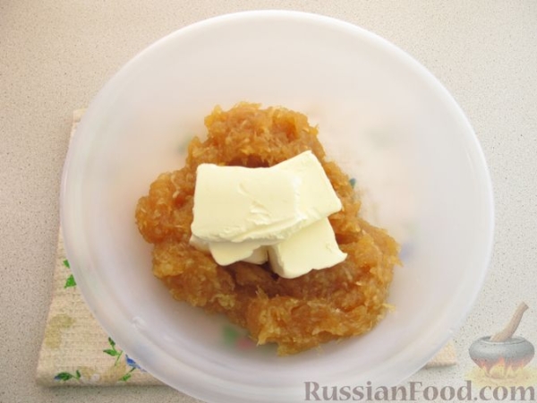 Торт с яблочным кремом