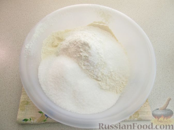 Торт с яблочным кремом