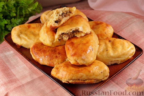 Картофельные зразы с грибами (в духовке)