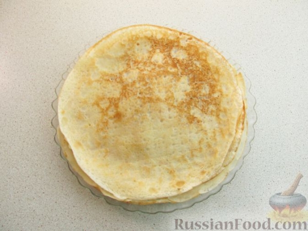 Блинчики с яблоками и корицей