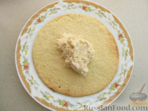 Торт с яблочным кремом