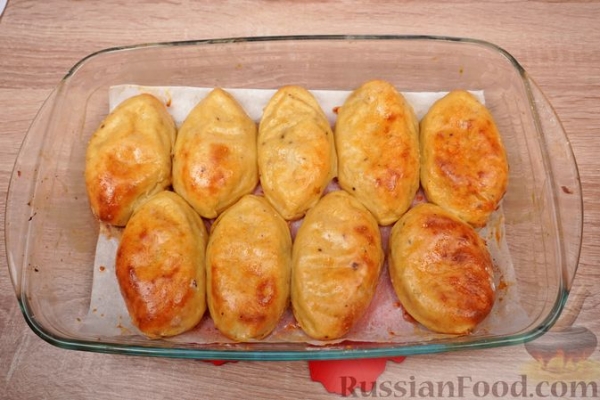 Картофельные зразы с грибами (в духовке)