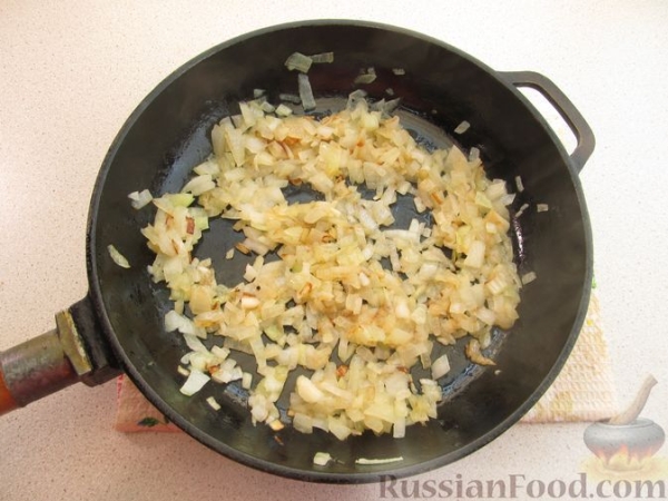 Лазанья из блинов, с мясом и сыром