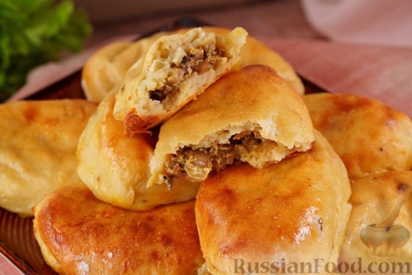 Картофельные зразы с грибами (в духовке)