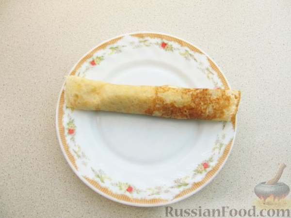Блинчики с яблоками и корицей