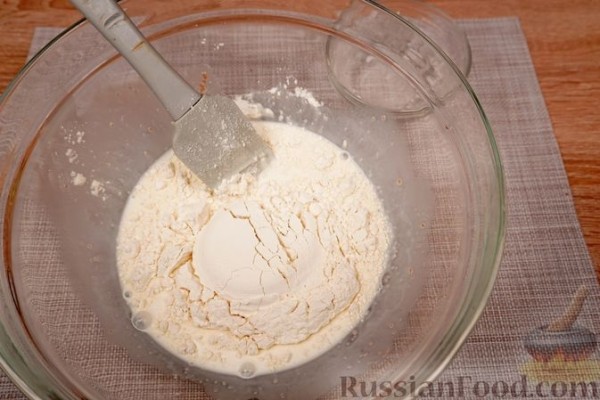 Дрожжевые оладьи с кукурузной мукой