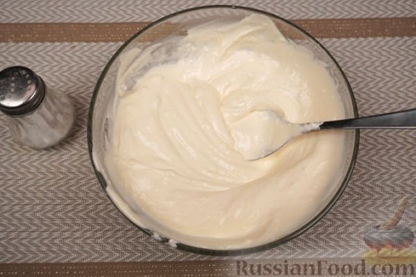 Кукурузная каша, запечённая с творогом