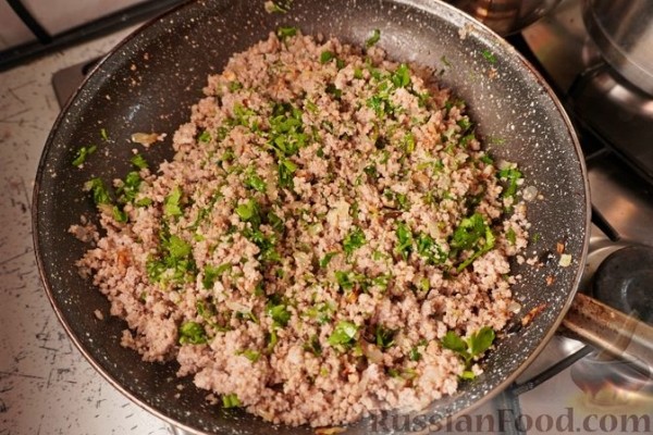 Мусака из капусты с фаршем