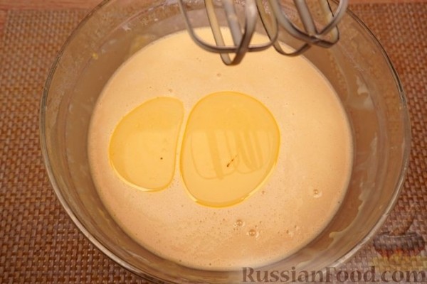 Блинчики с вишней и орехами
