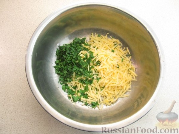 Запечённые куриные крылышки с сыром и чесноком