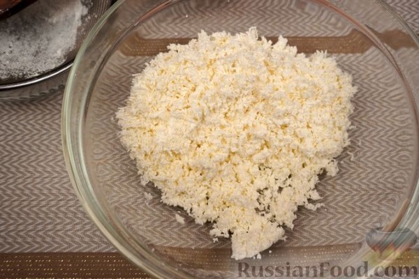 Кукурузная каша, запечённая с творогом